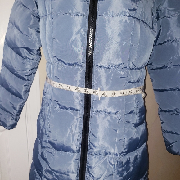 ChouYatou Wind Proof Padded Winter Coat Sz-S/M Blue - Picture 7 of 16